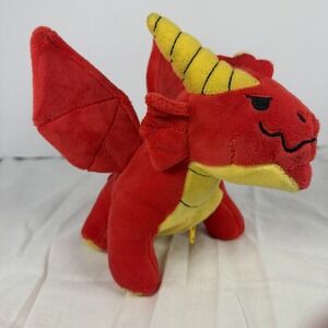 Dungeons & Dragons Red Dragon Plush with Zipperd Dice Pouch Ultra Pro. 7"High